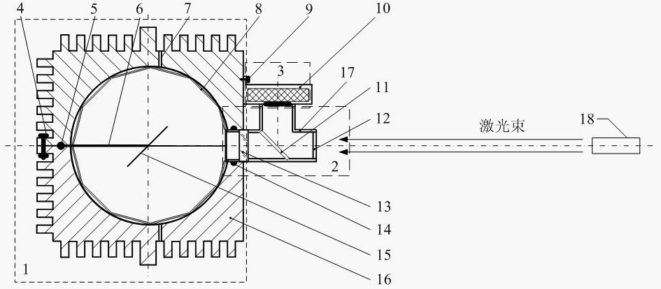 Device and method for receiving and converting laser light into electric energy output