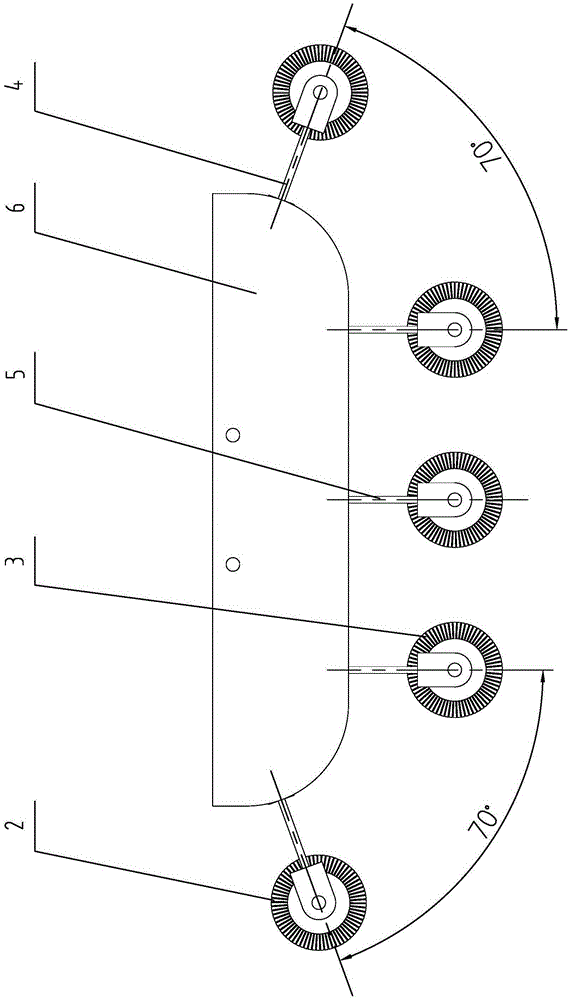 Adaptive diameter pipeline robot walking device