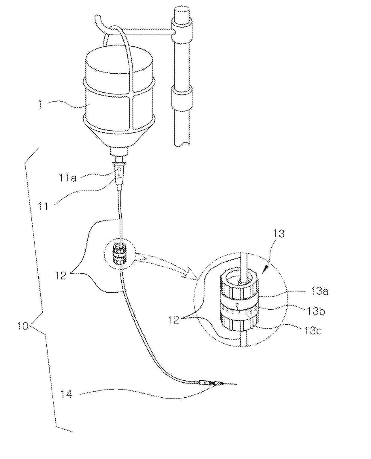 Infusion flow regulator