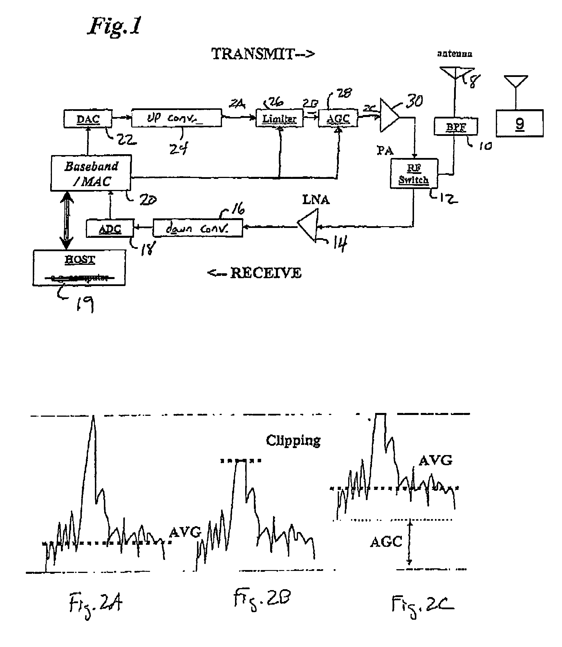 Method and apparatus for controlling power of a transmitted signal