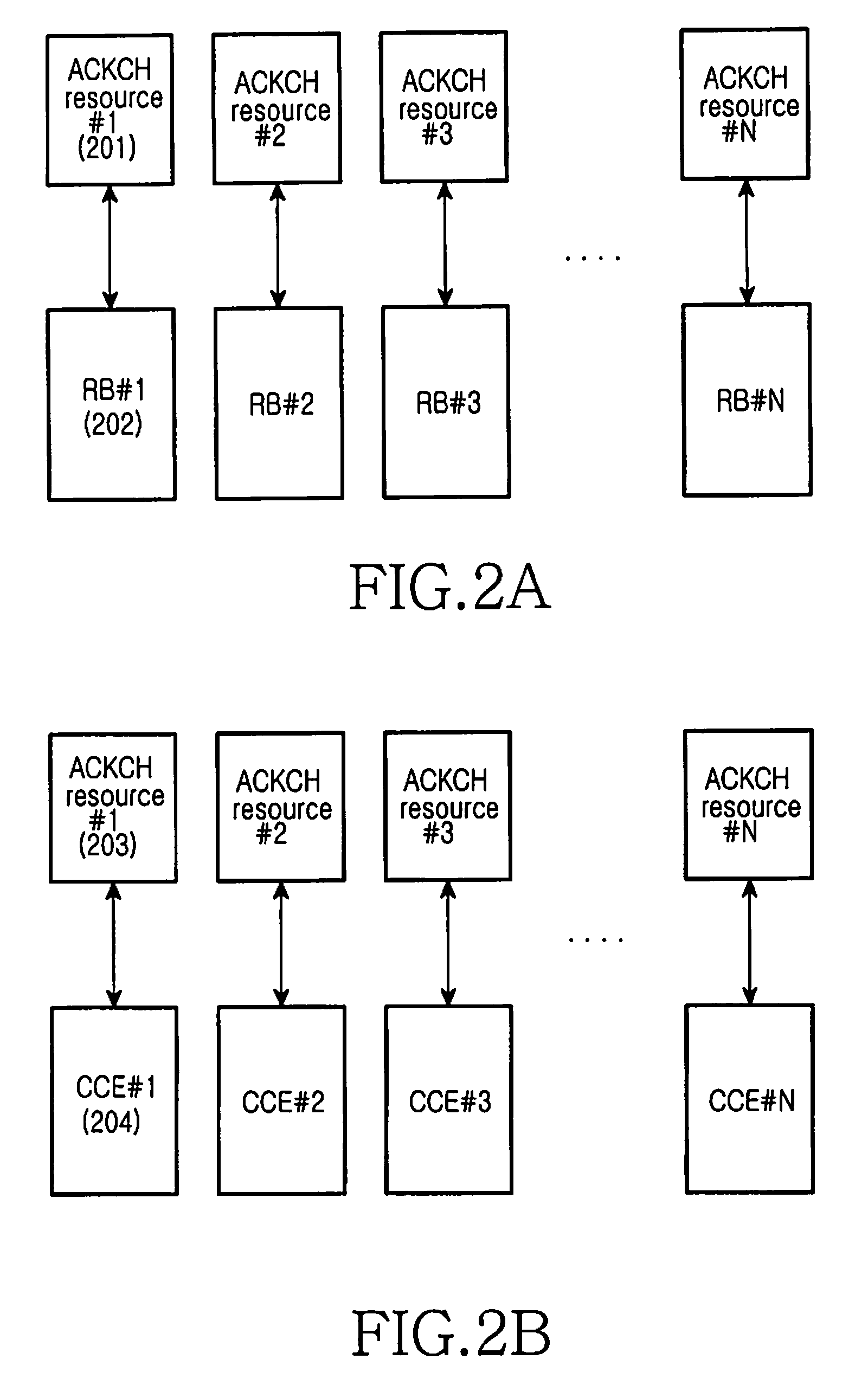 Method and apparatus for allocating ackch resources in a wireless communication system