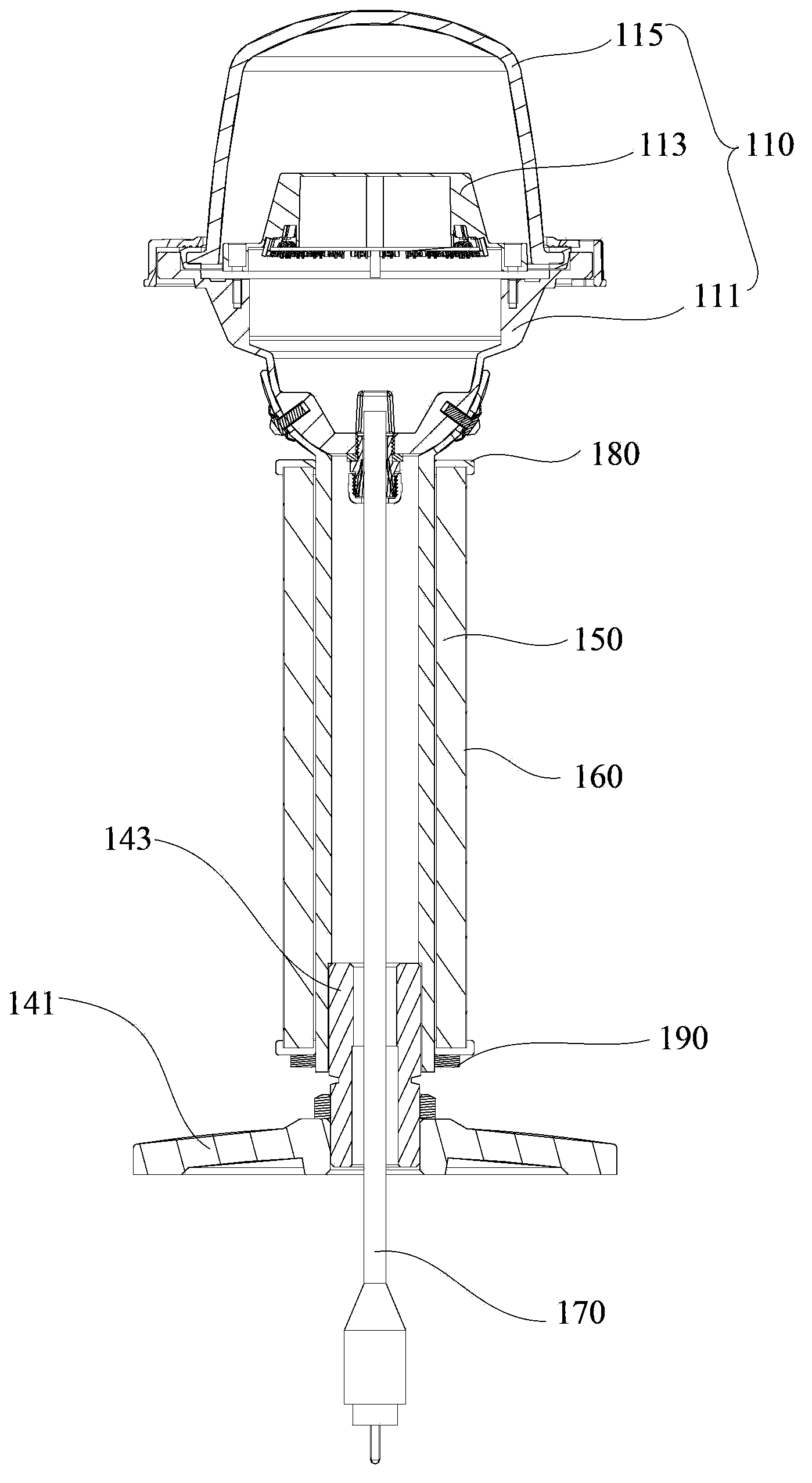 Airport sliding ramp side lamp