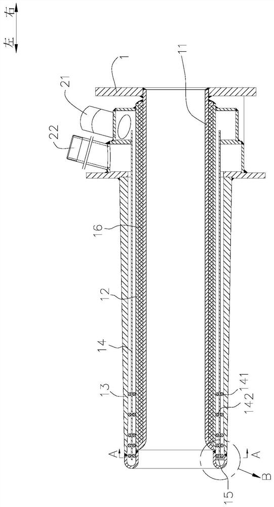 Blast furnace tuyere structure