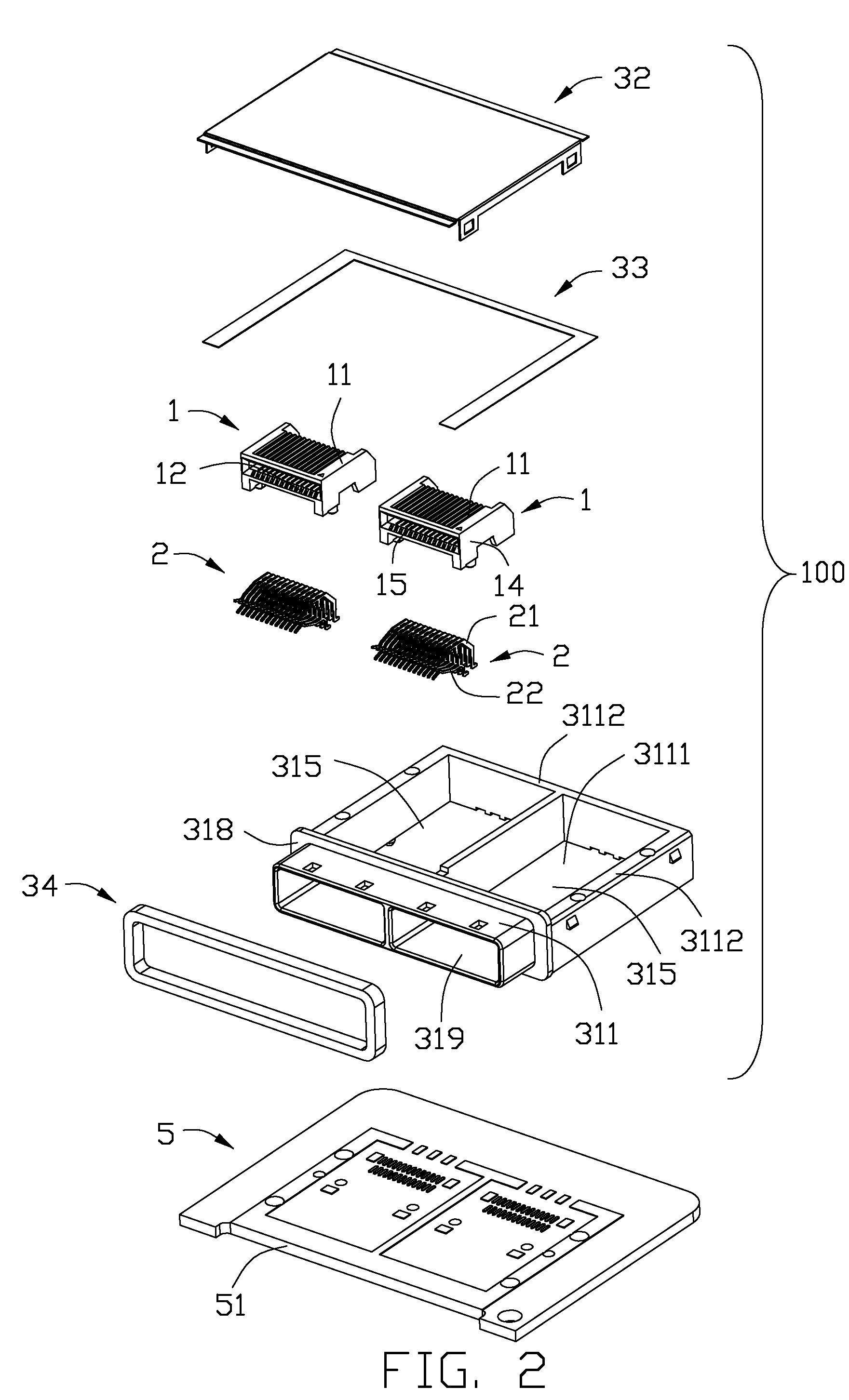 Electrical connector with metallic shell