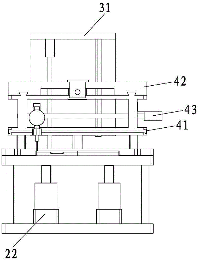 Automatic flatness detection device and test method