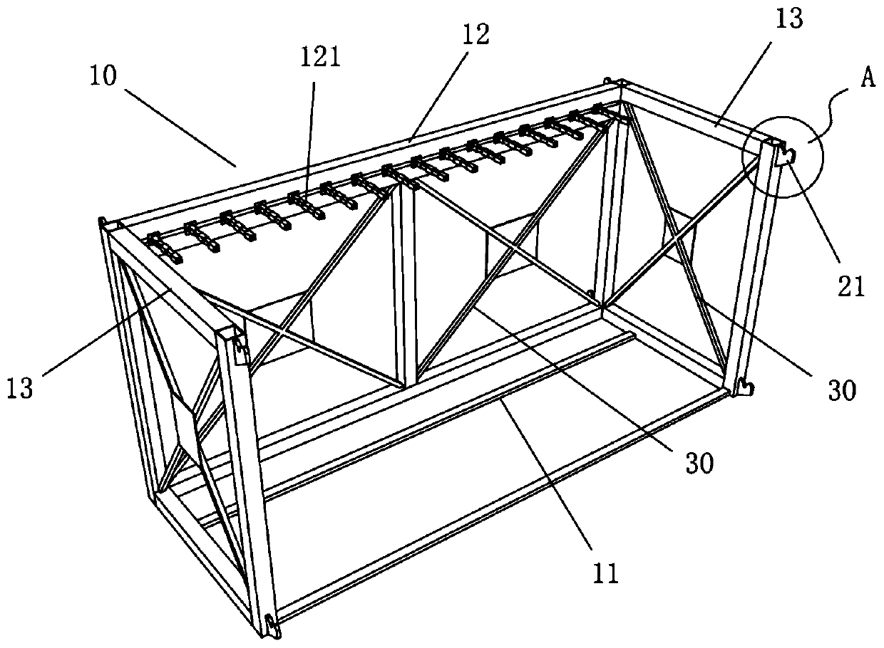 Prefabricated wallboard storage rack