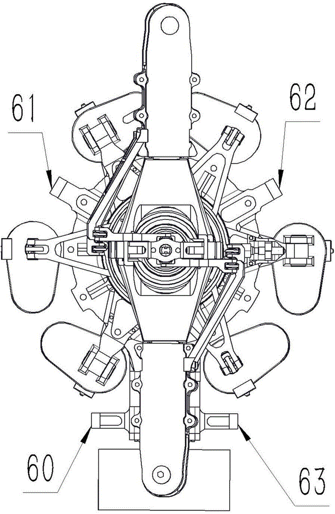 Rotor wing driving method and device