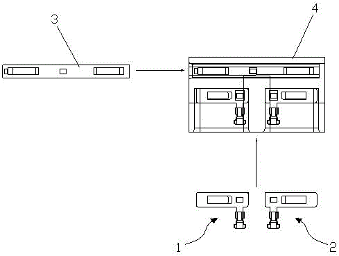 Lamp strip precise connector terminal group