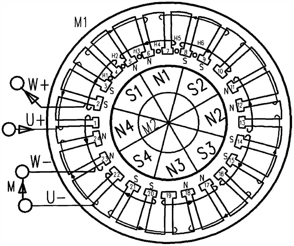 Precise drive brushless motor and driver circuit