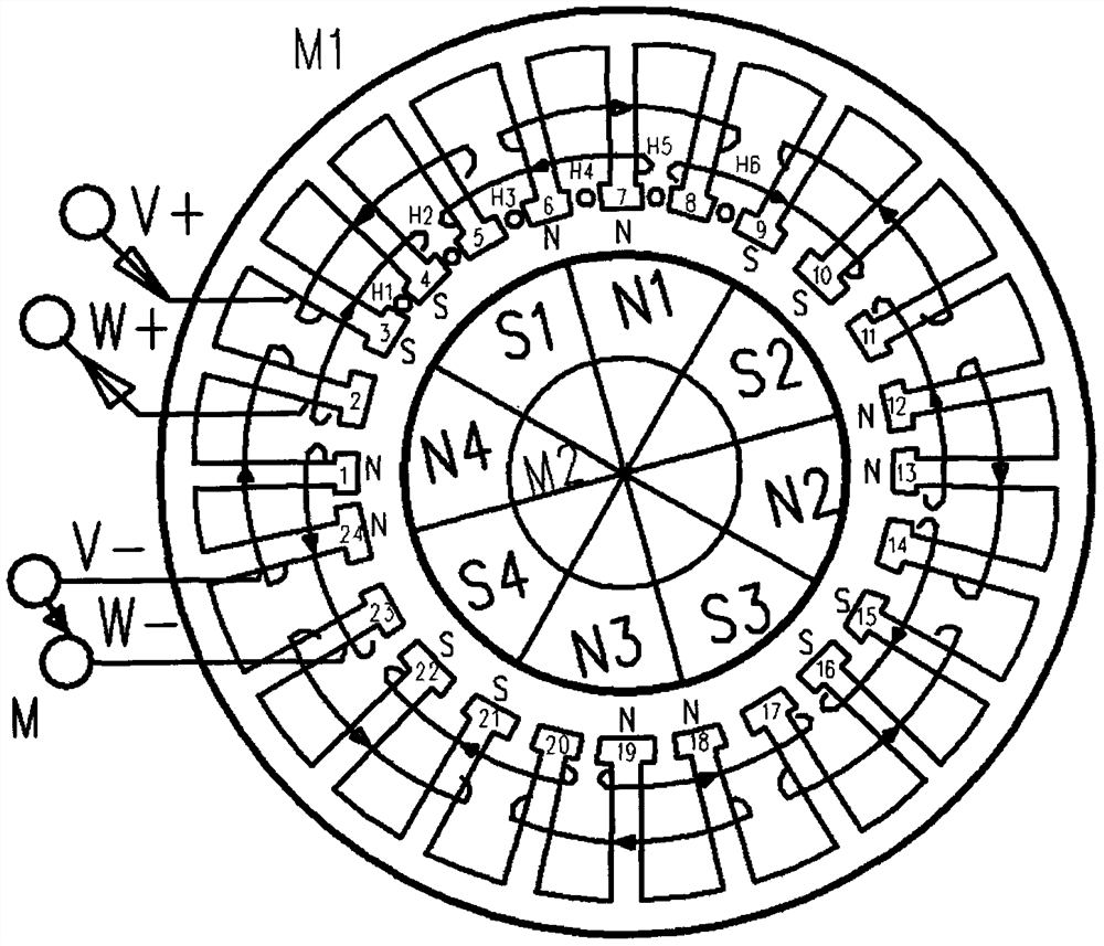 Precise drive brushless motor and driver circuit