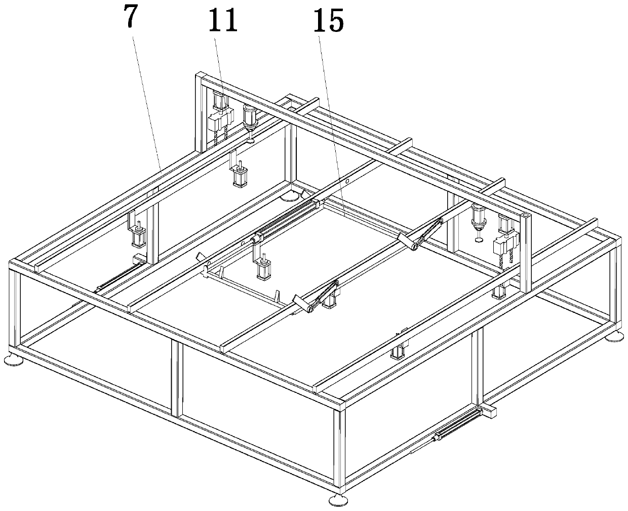 Automatic wood bed frame machining equipment