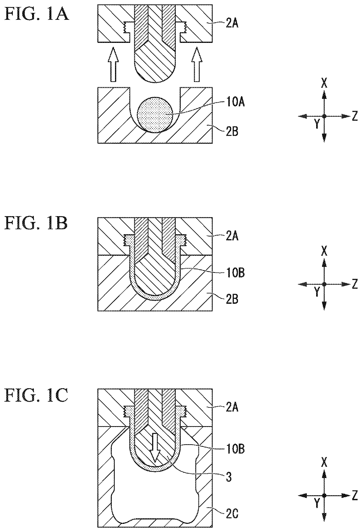 Hollow container and method for manufacturing hollow container