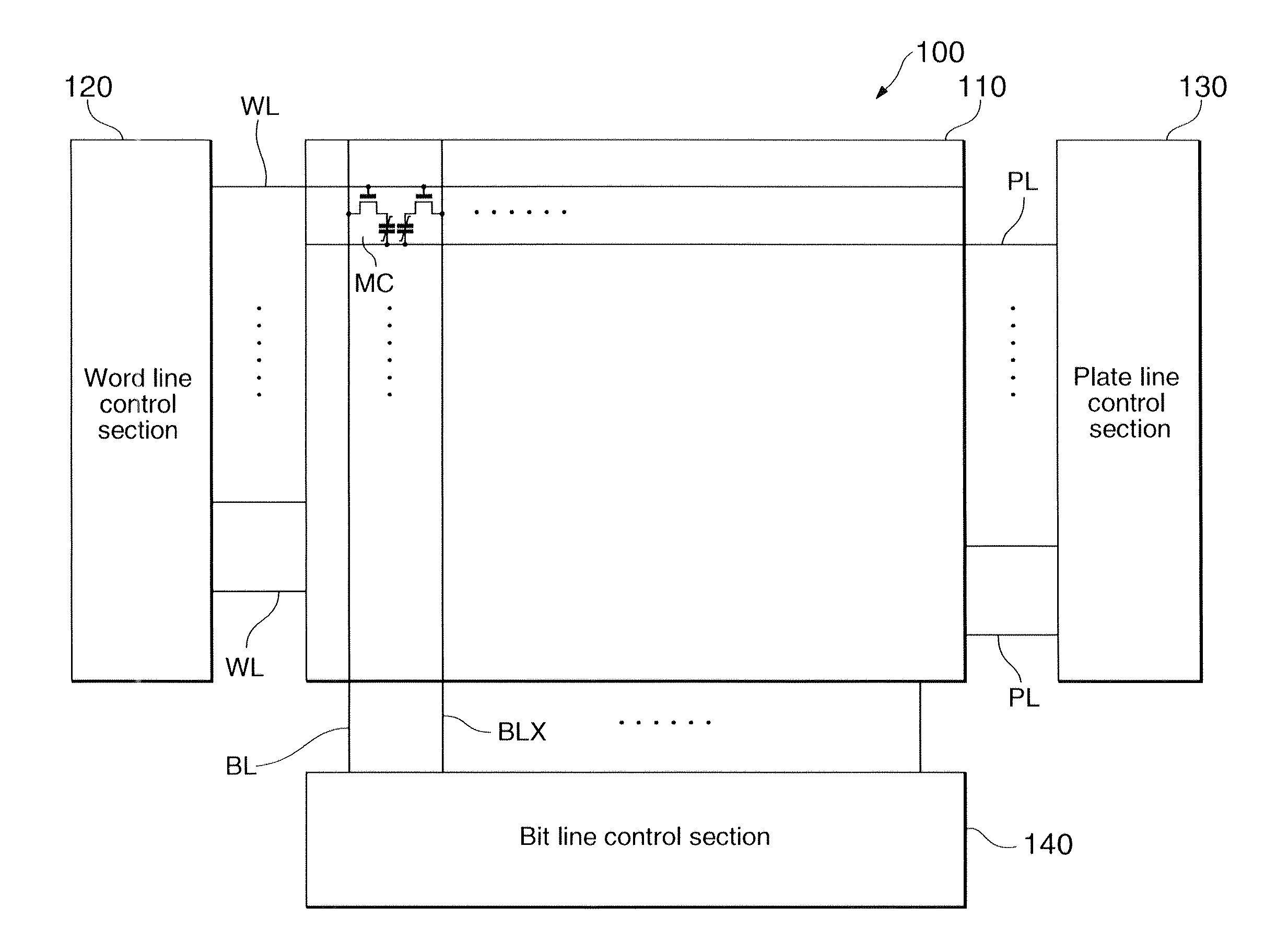 Ferroelectric memory device, method for driving ferroelectric memory device, and electronic equipment