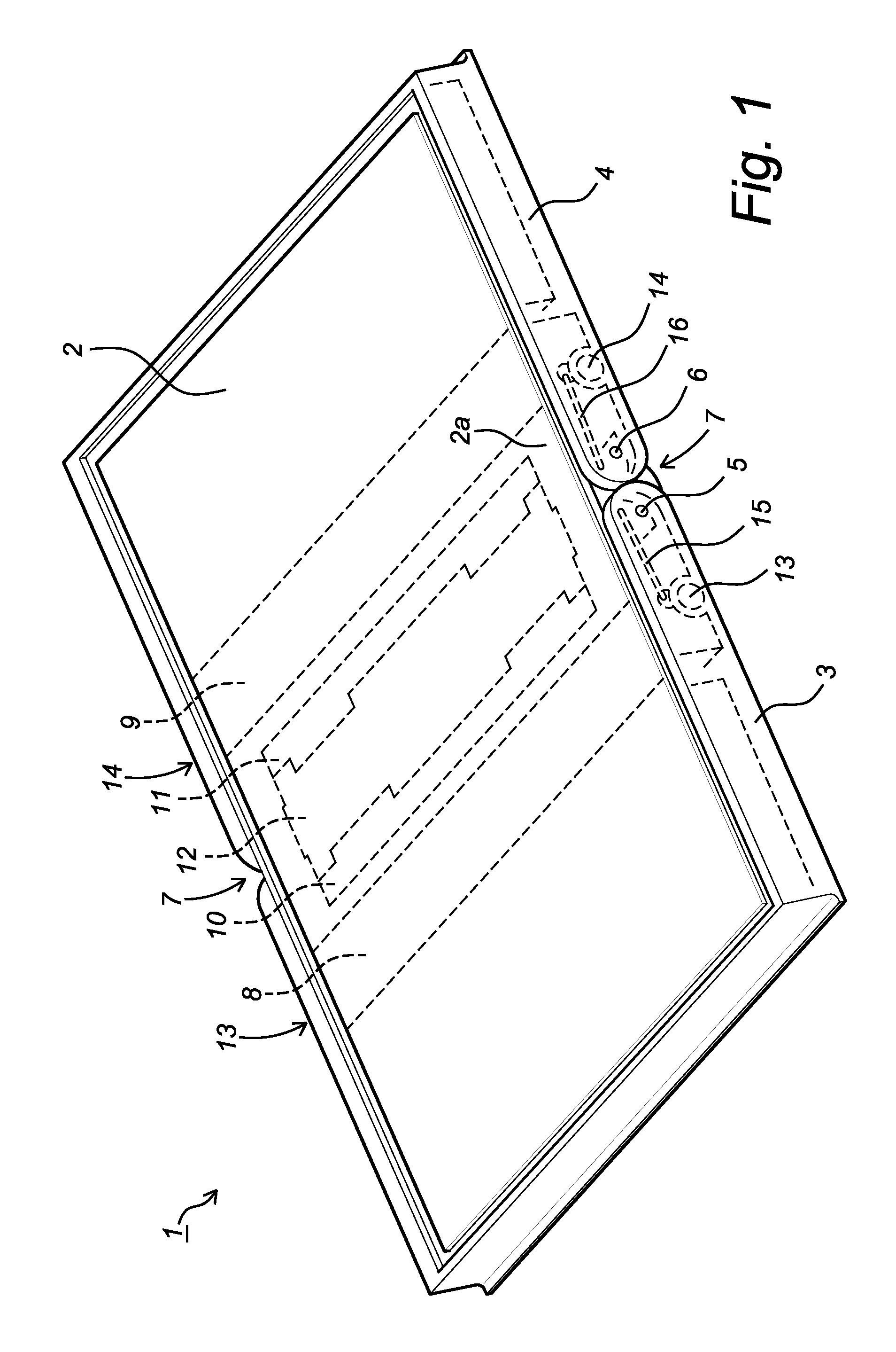 Display system with a flexible display