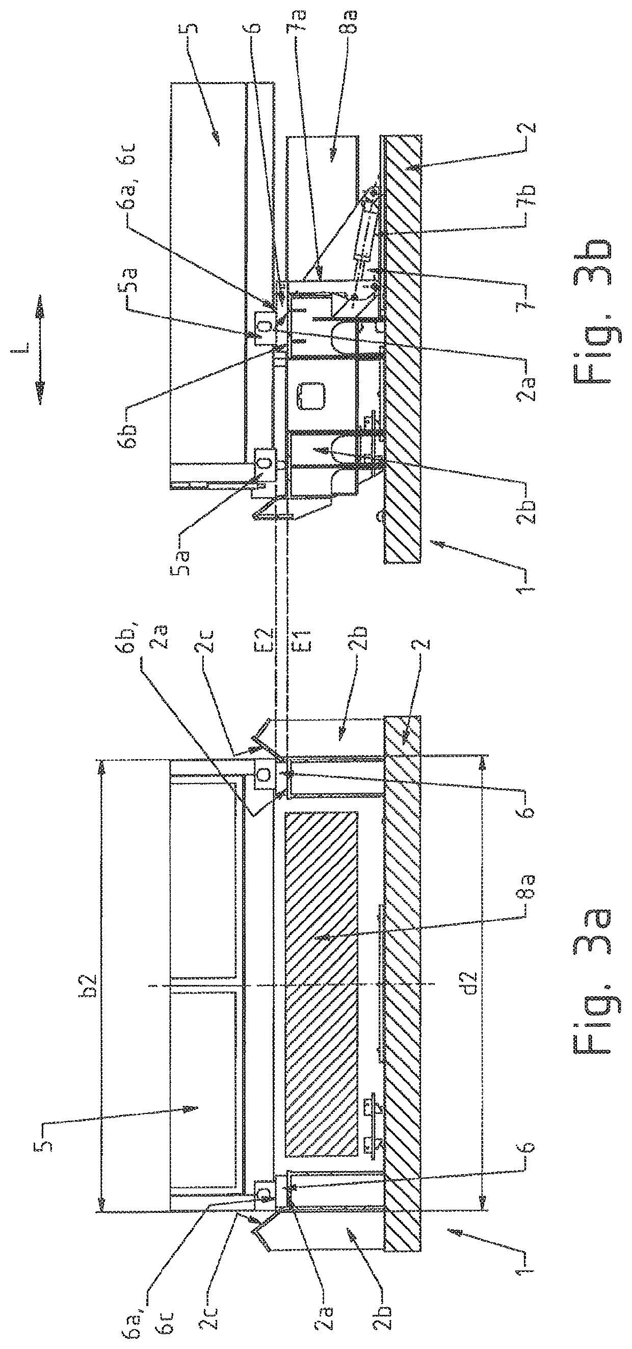 Transport vehicle for containers