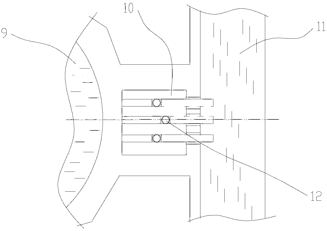 Fall circulation type land pool fish culture process