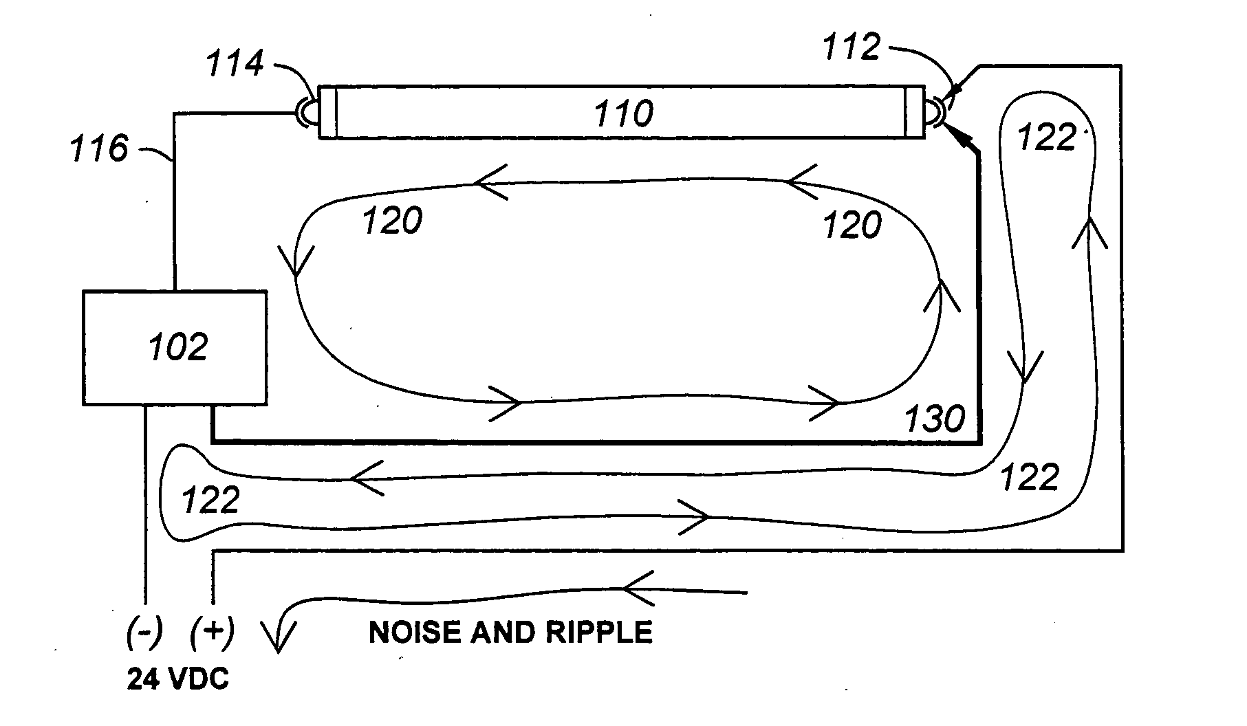 Multiple failure detection shutdown protection circuit for an electronic ballast