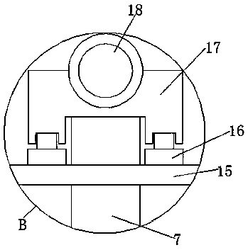 Building hanging basket with good protection property