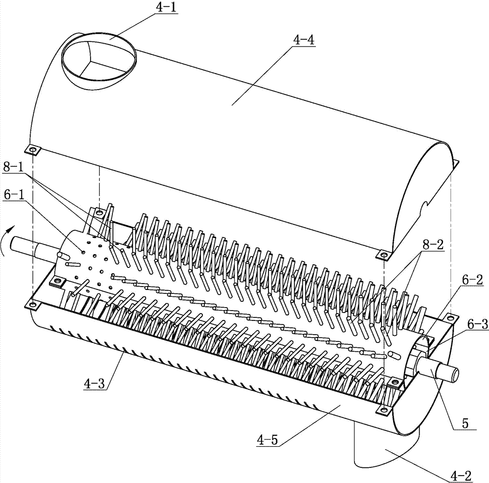 Wild jujube kernel removing machine