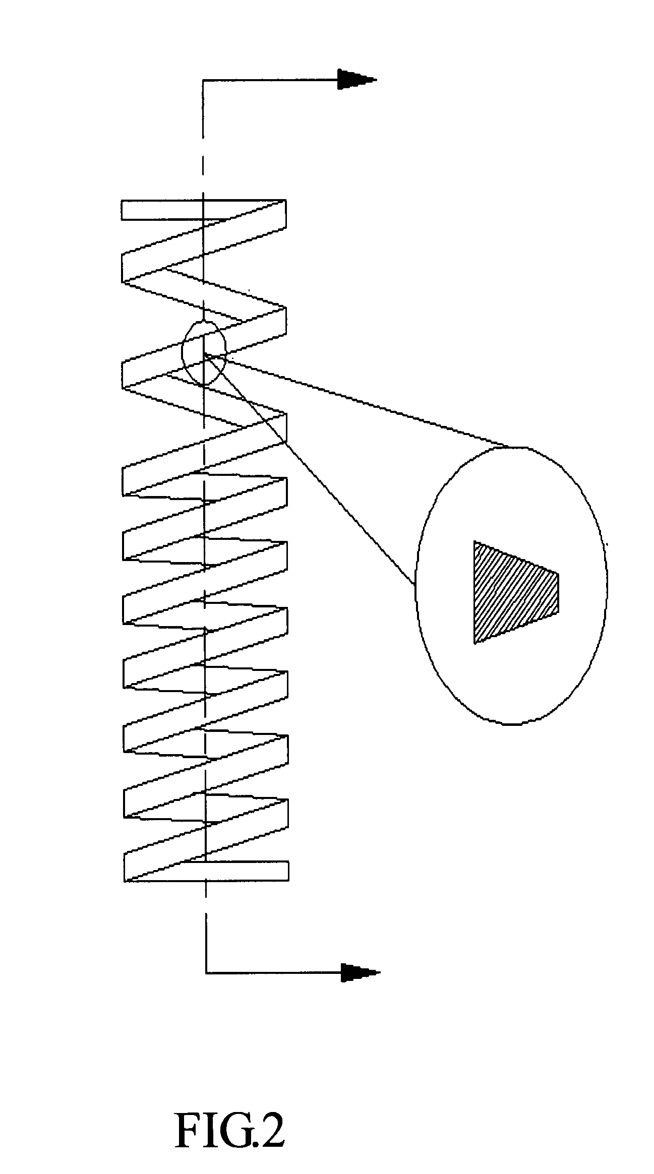 Spring formed with an abnormal-shaped cross section specially used as a vehicle shock absorber