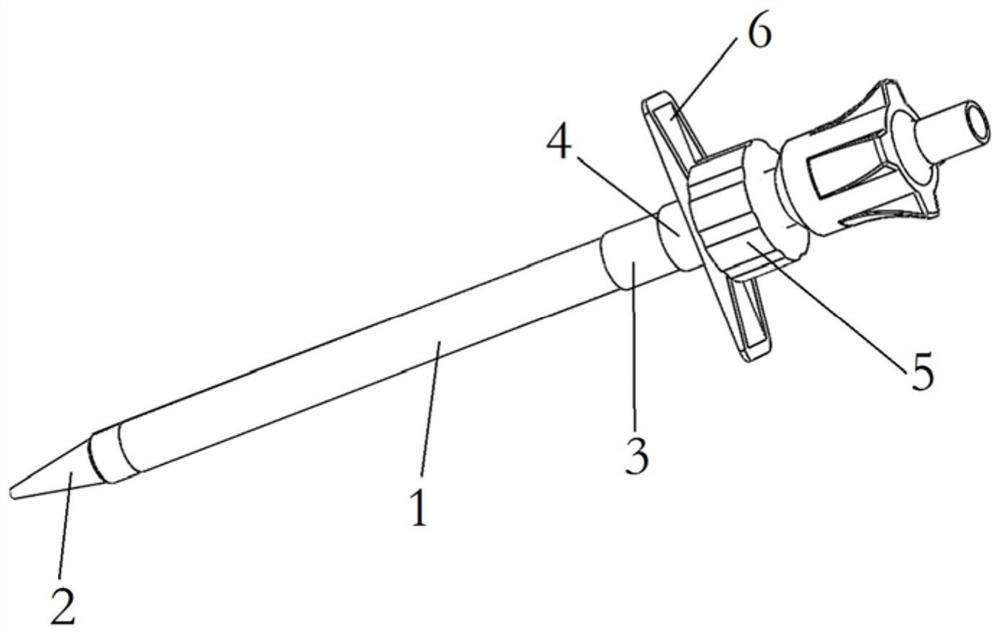 Expandable sheath tube and conveying device