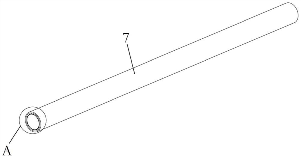 Expandable sheath tube and conveying device