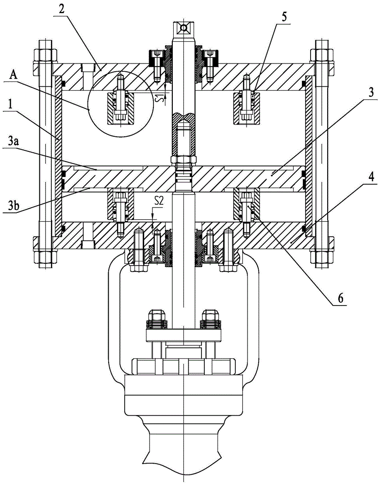 Spring buffer type pneumatic executing mechanism