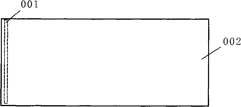 Palm-joint glue spreading method and device of film label