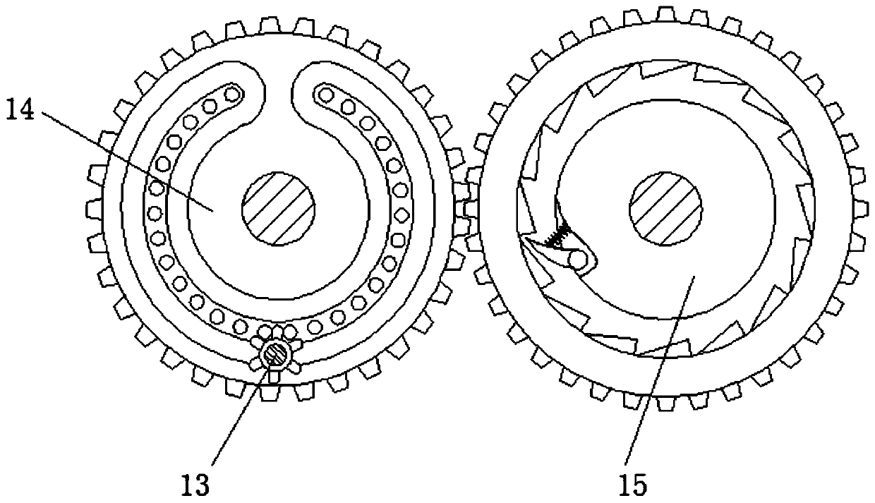 Knitwear continuous punching device based on two-way lead screw transmission principle