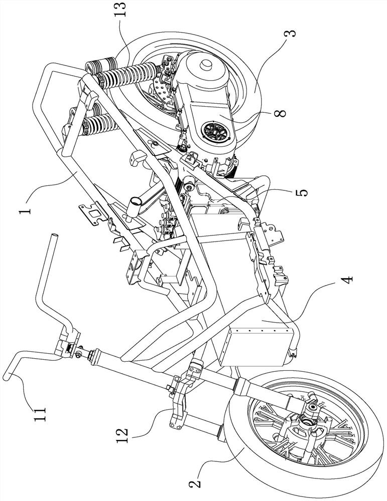 Novel electric motorcycle