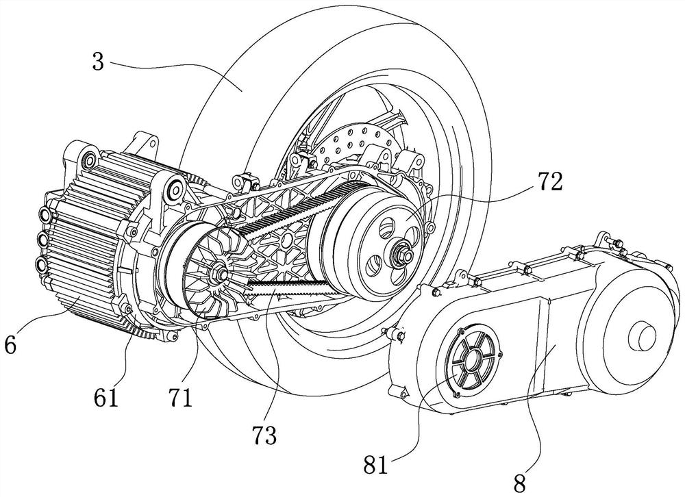 Novel electric motorcycle