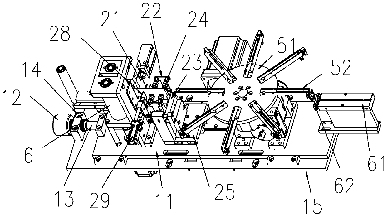 Fully-automatic assembling machine of lighter heat shrinking tube sleeve