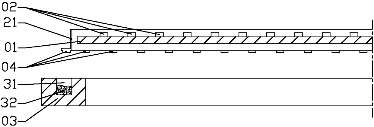 Multi-light-source panel lamp with brightness distributed in layering mode