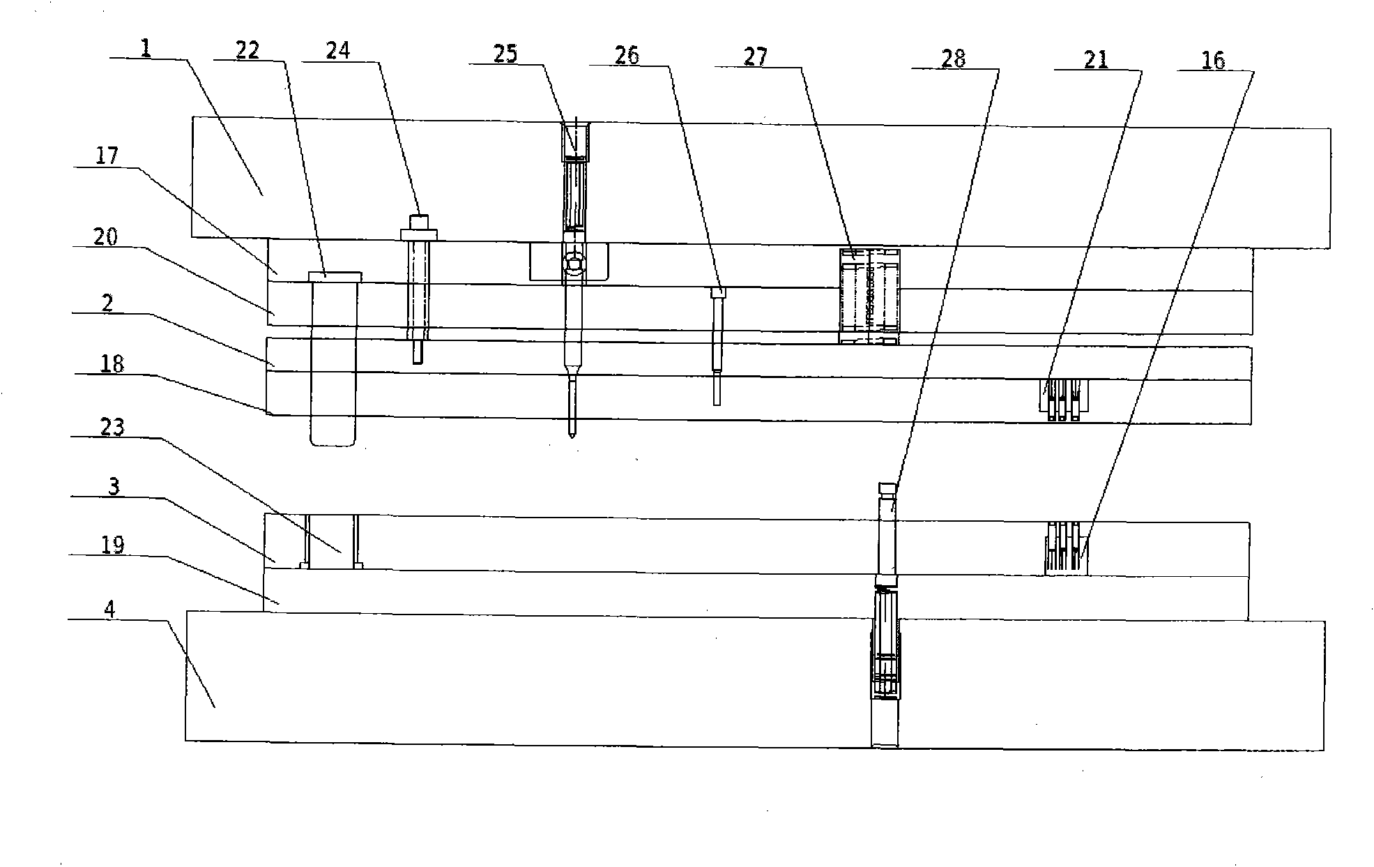 Shielding case progressive die