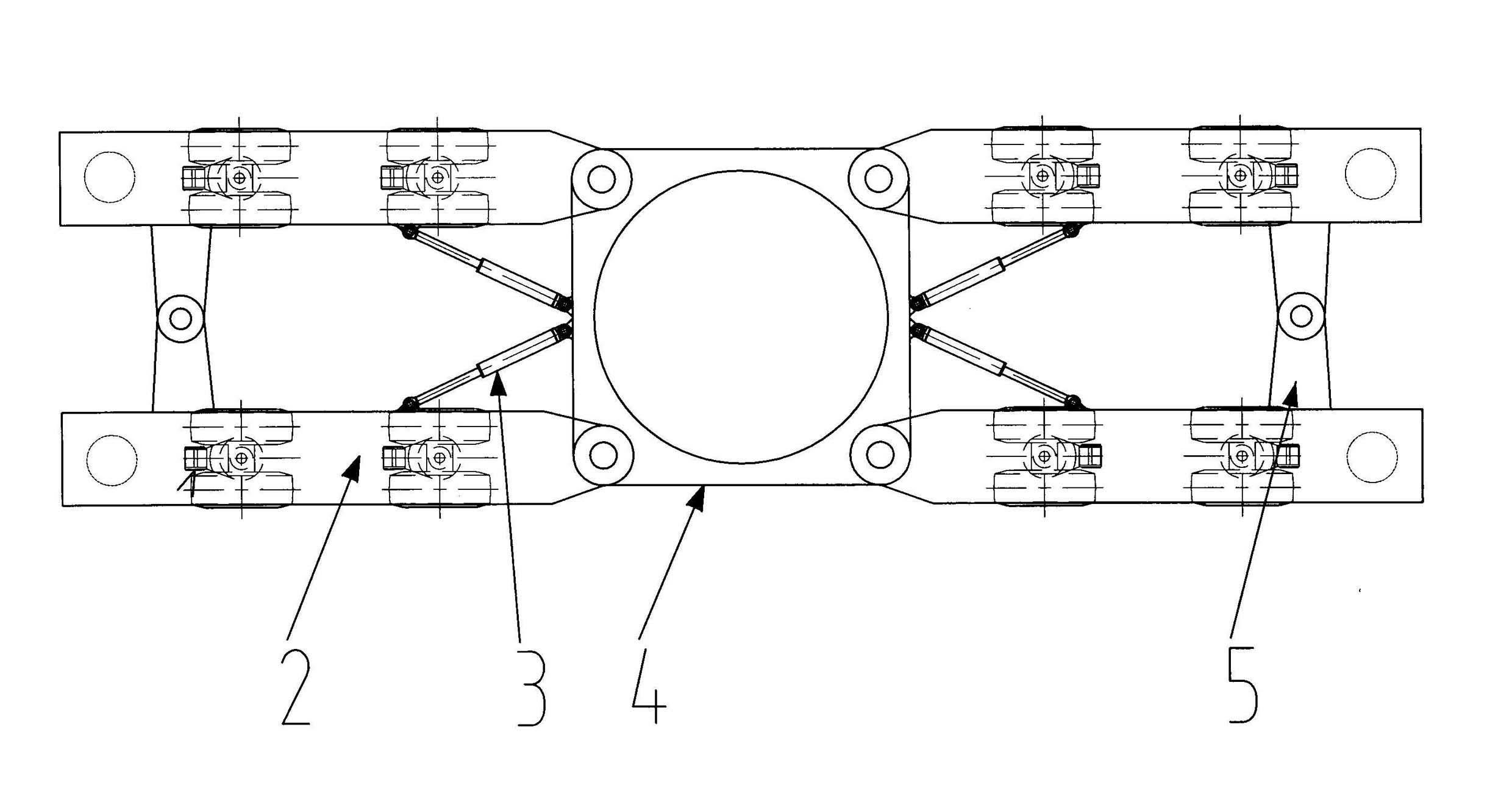 Traveling vehicle chassis