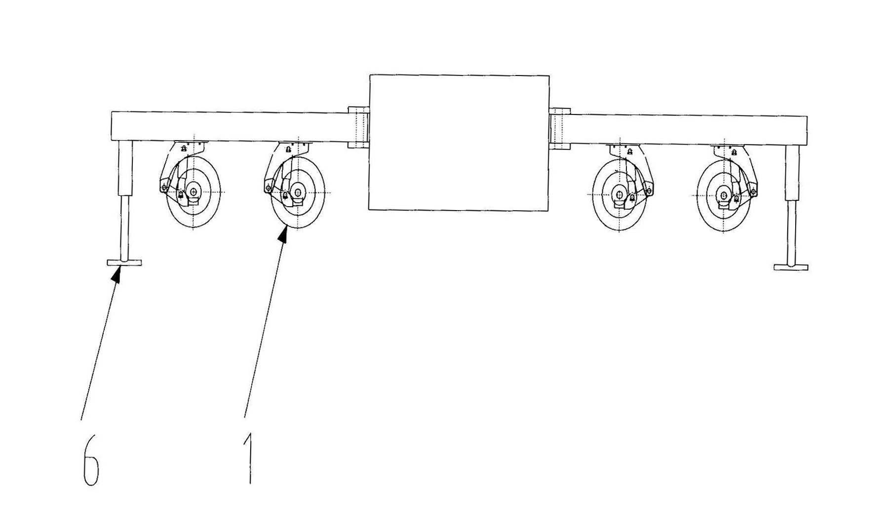 Traveling vehicle chassis