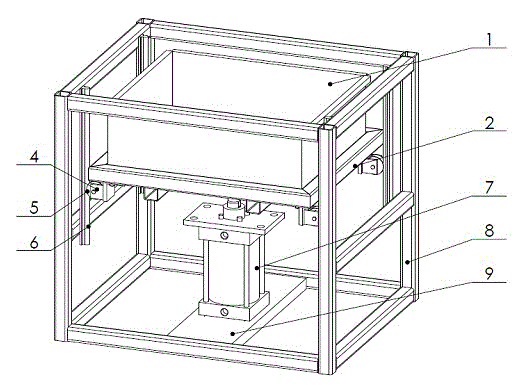 Water tank jacking mechanism