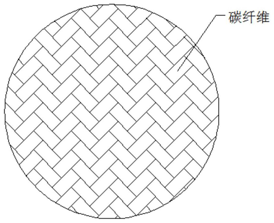 Structural laying layer for unmanned ship and preparation method of structural laying layer