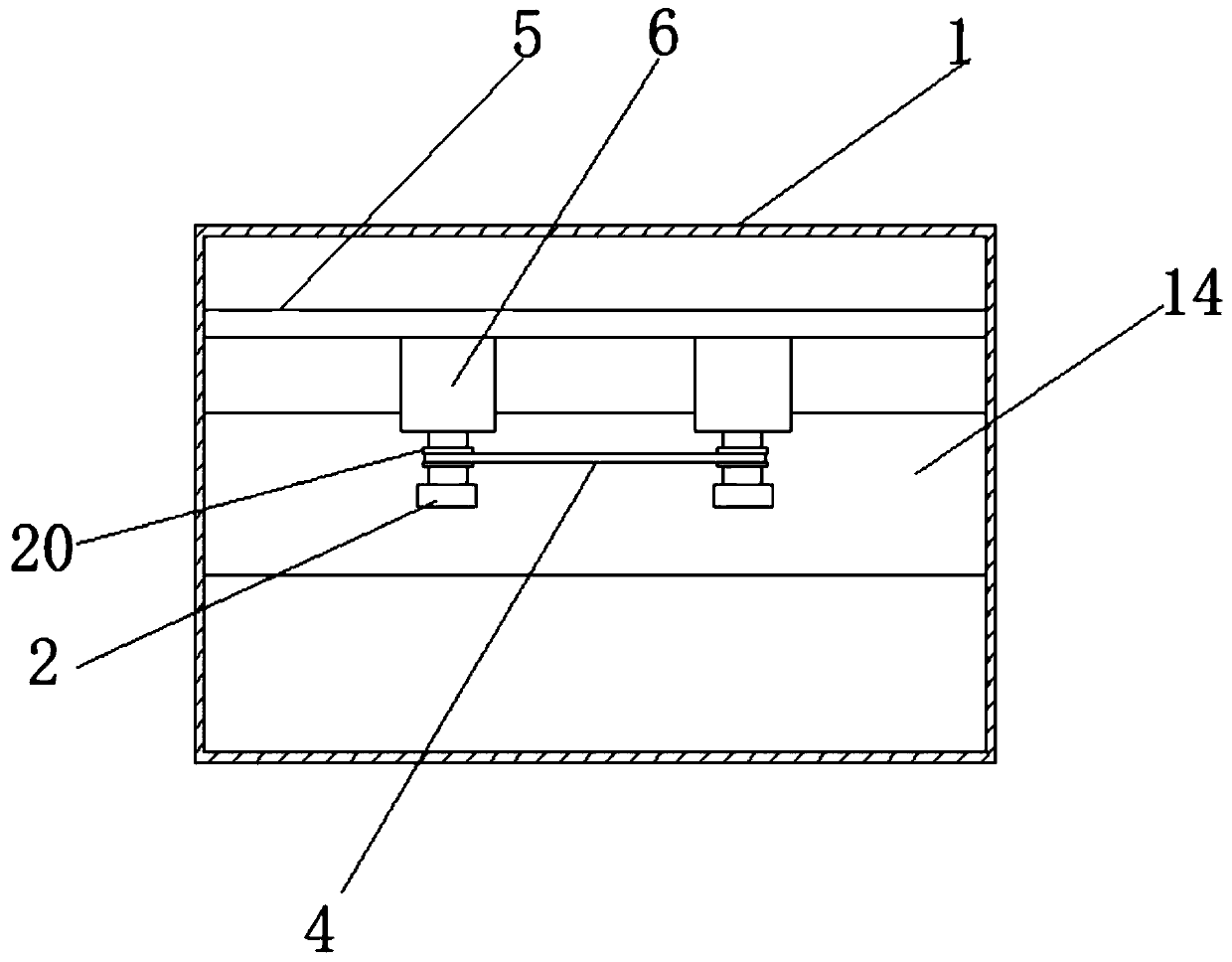 Vibration device for picking barbary wolfberry fruits