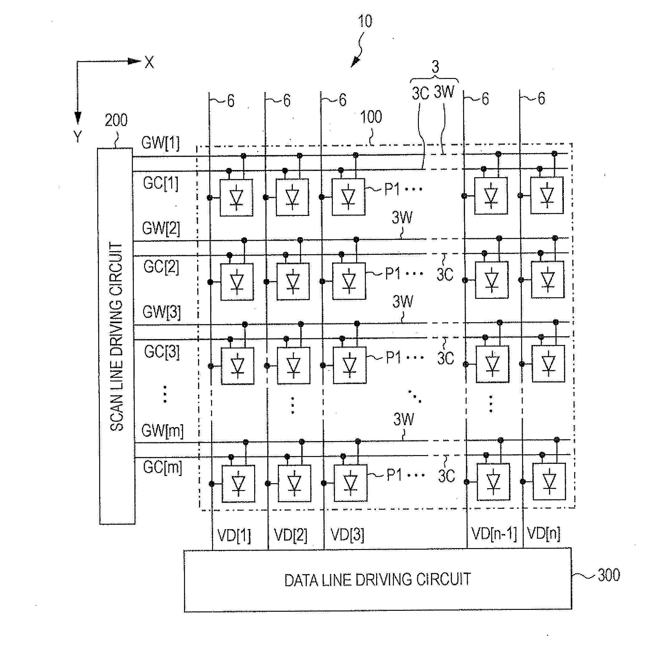 Electro-optic device, driving method thereof and electronic device