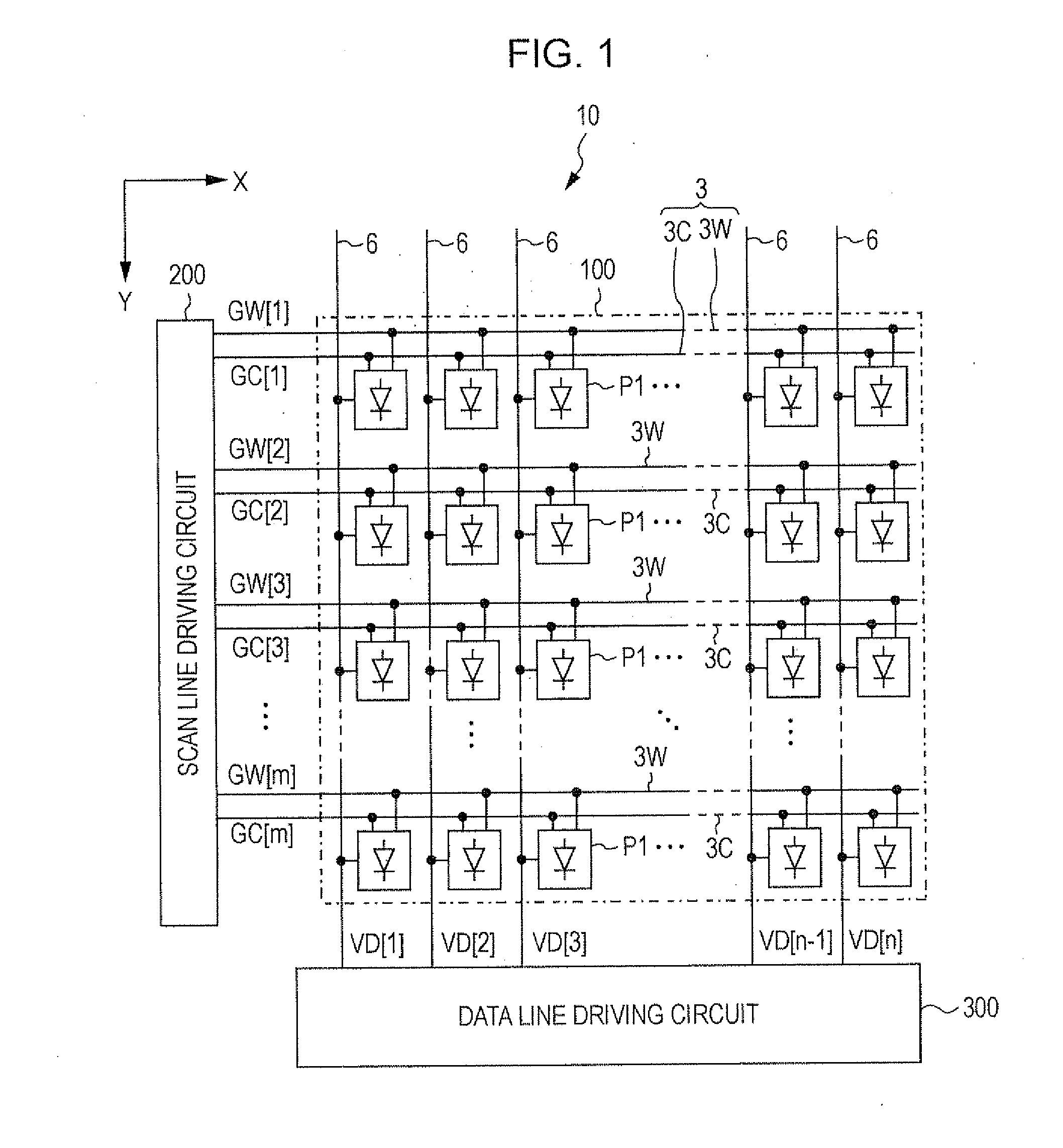 Electro-optic device, driving method thereof and electronic device