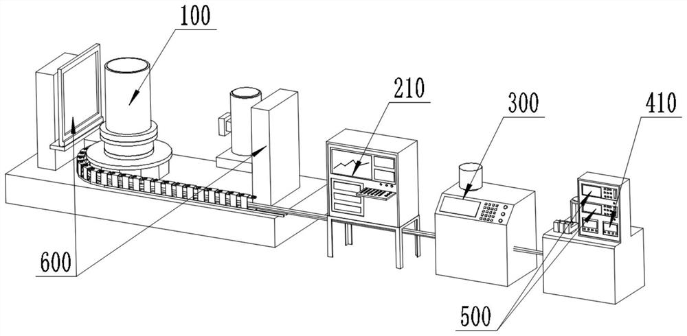 Visualization test system, rock mass heating method