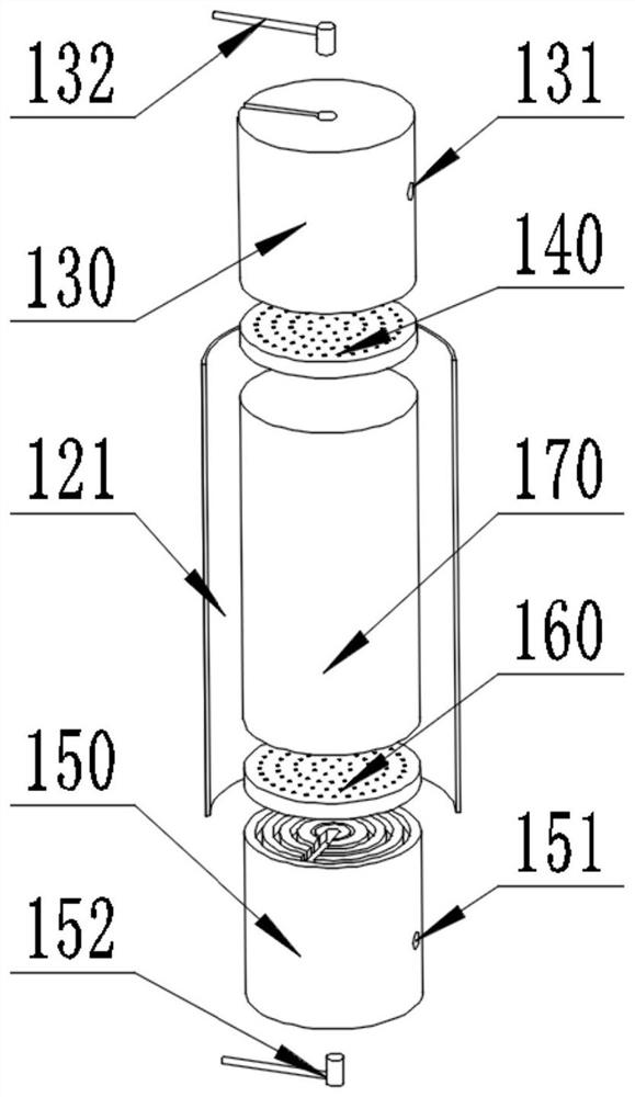 Visualization test system, rock mass heating method