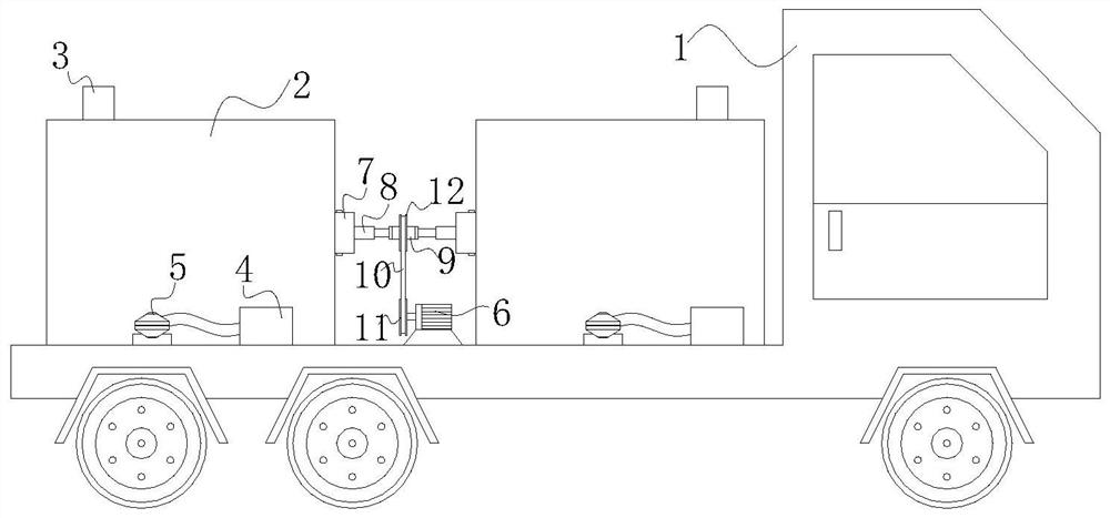 Device and method for solidifying raised dust on construction site of building engineering