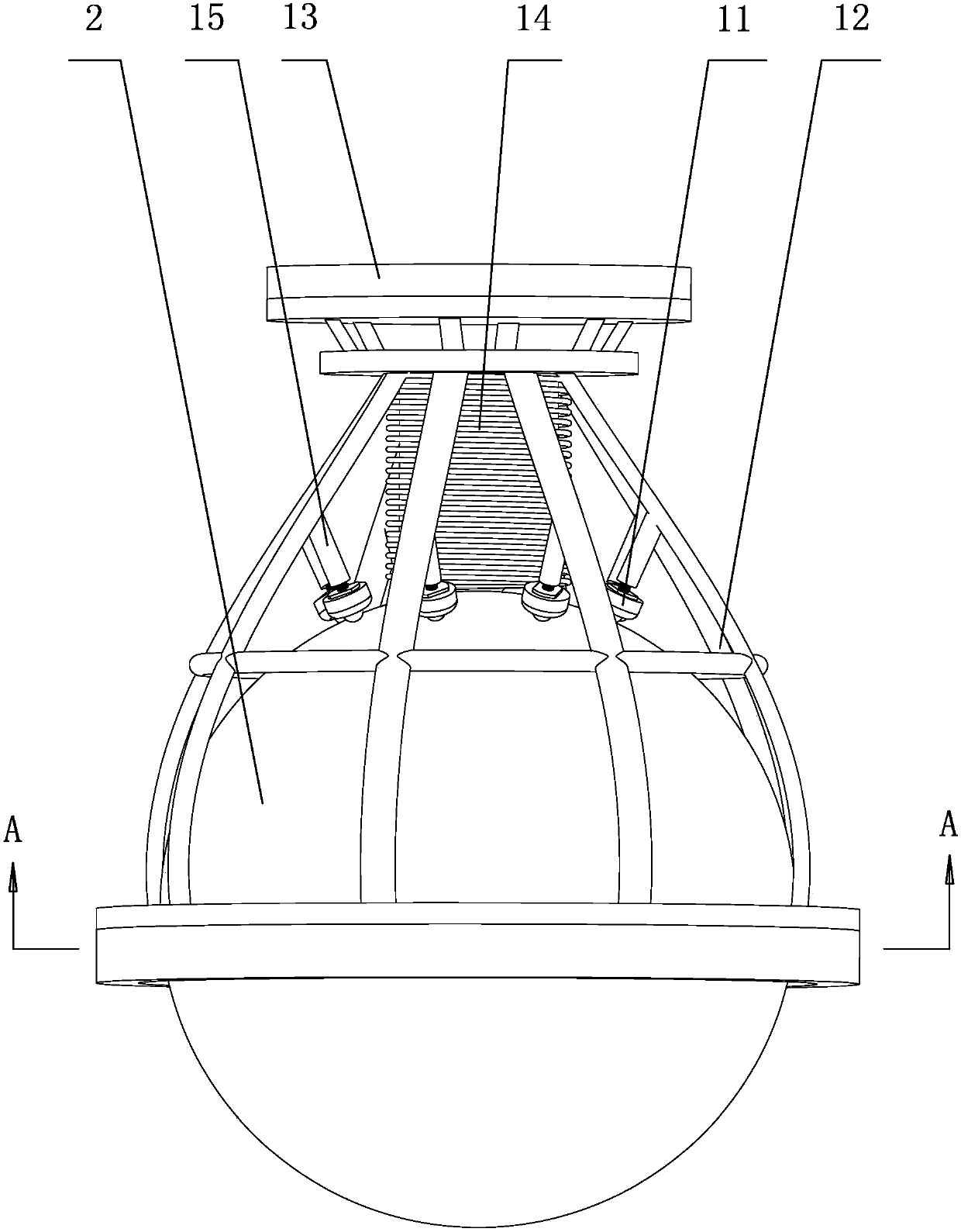 Spherical omnidirectional wheel mechanism based on artificial potential field