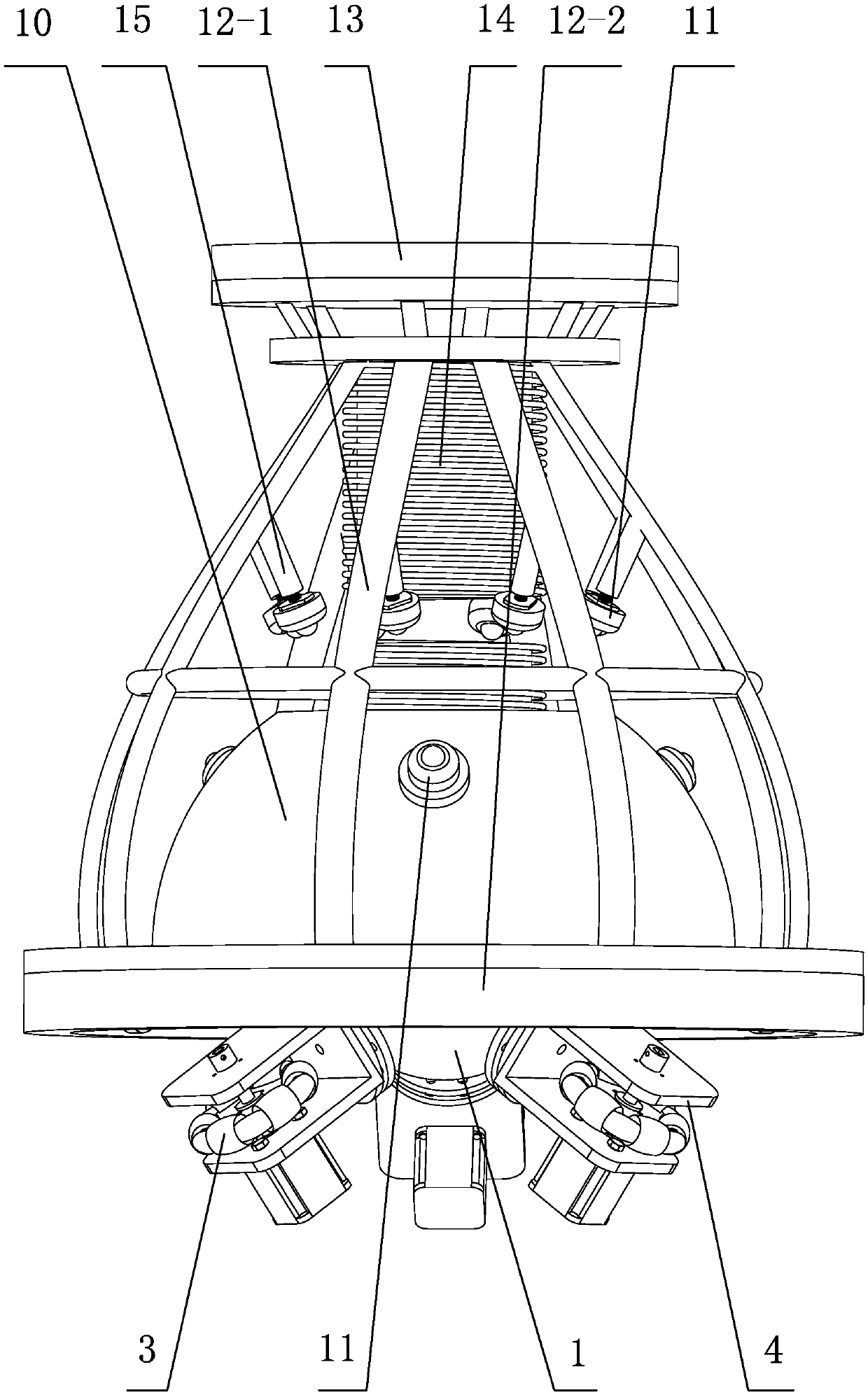 Spherical omnidirectional wheel mechanism based on artificial potential field