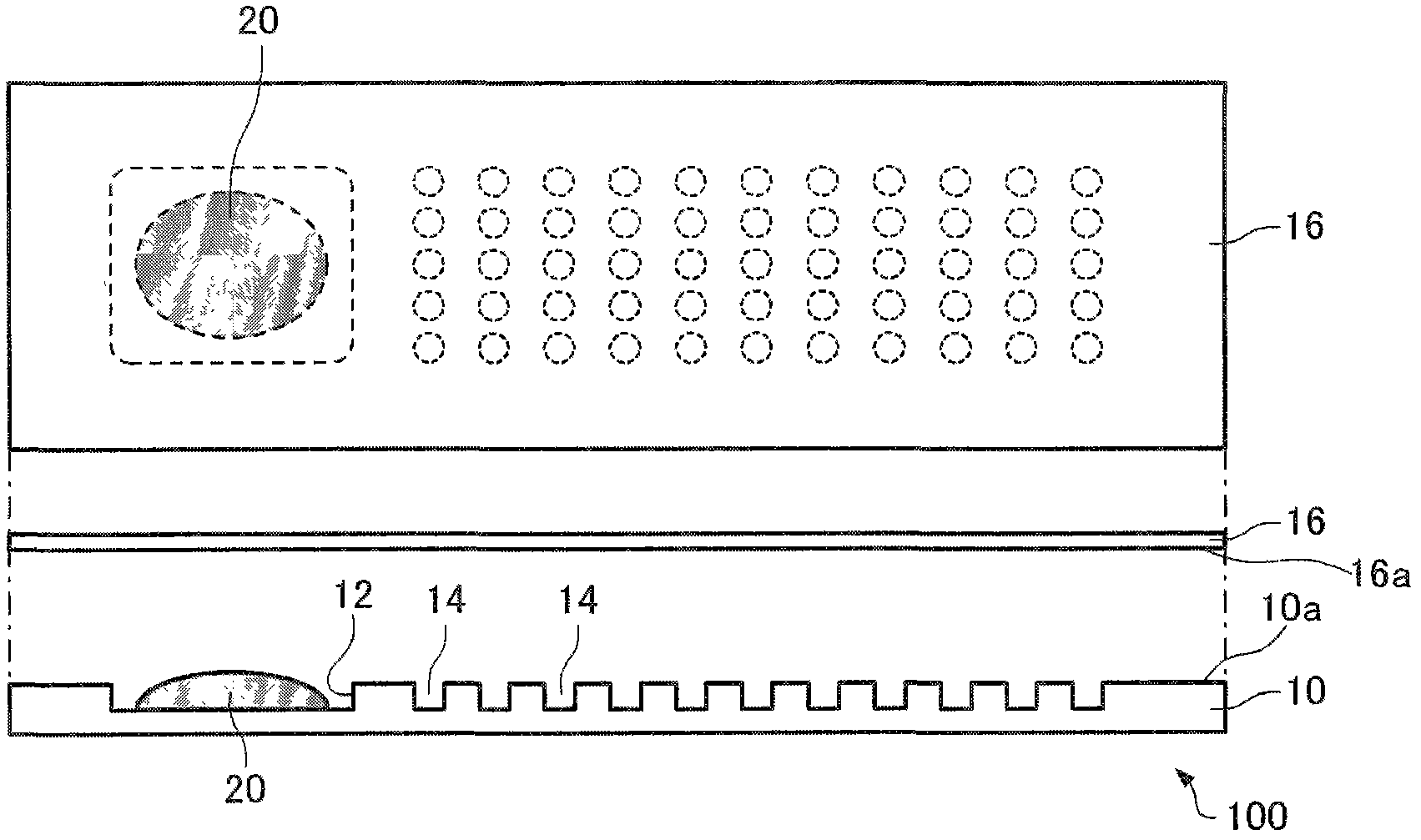 Method of filling liquid sample