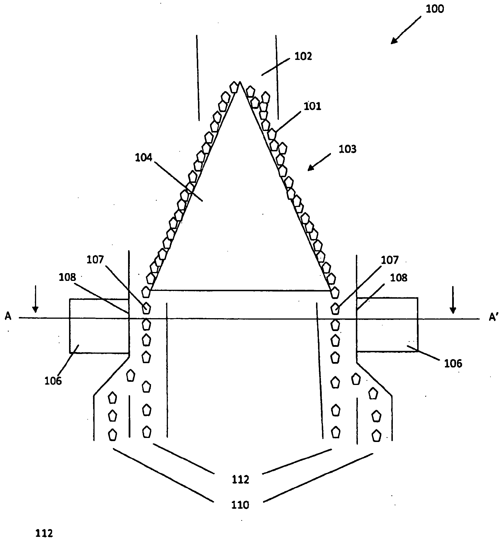 An apparatus and a method for sorting a particulate material