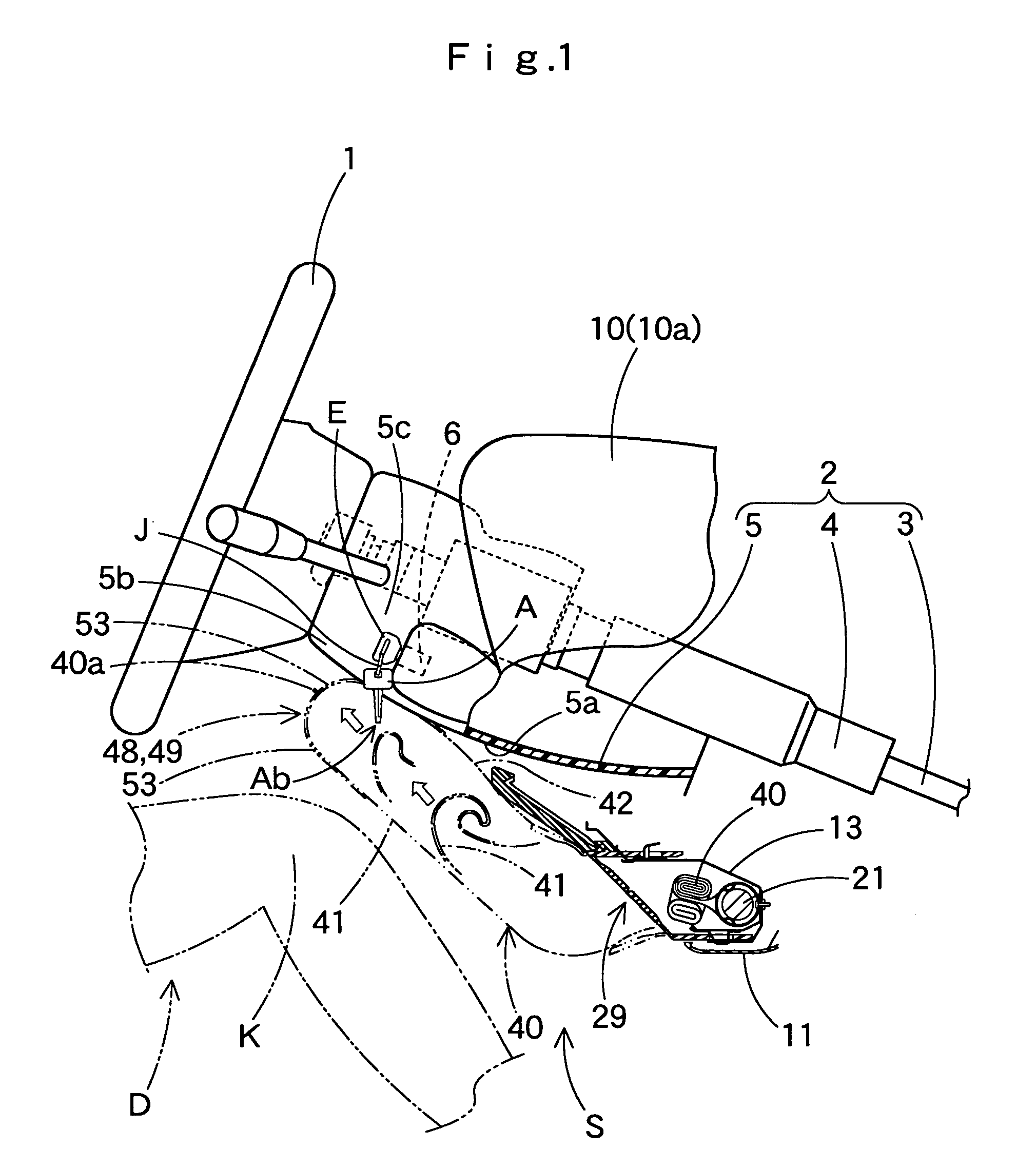 Knee-protecting airbag device