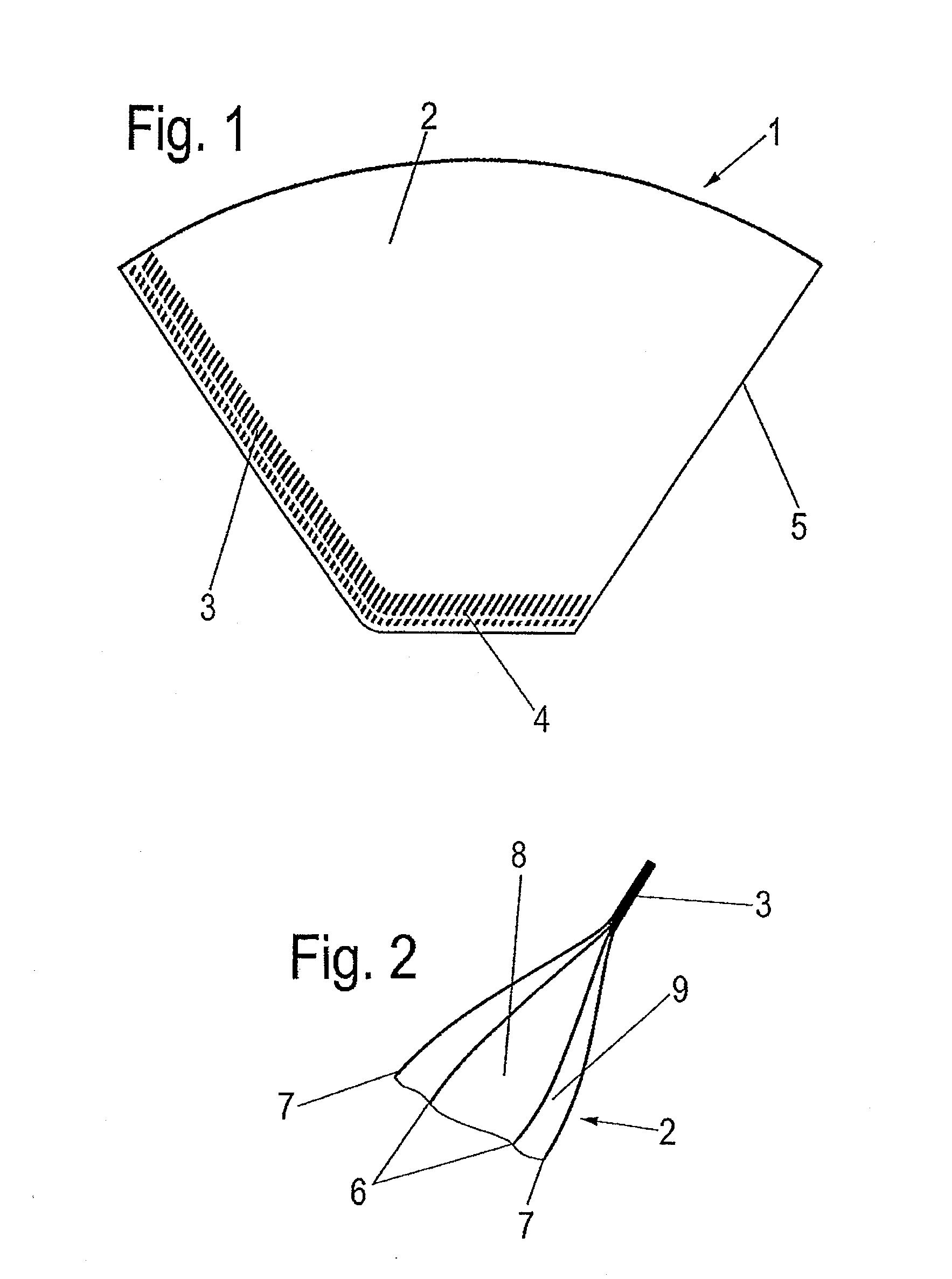 Filter paper insert